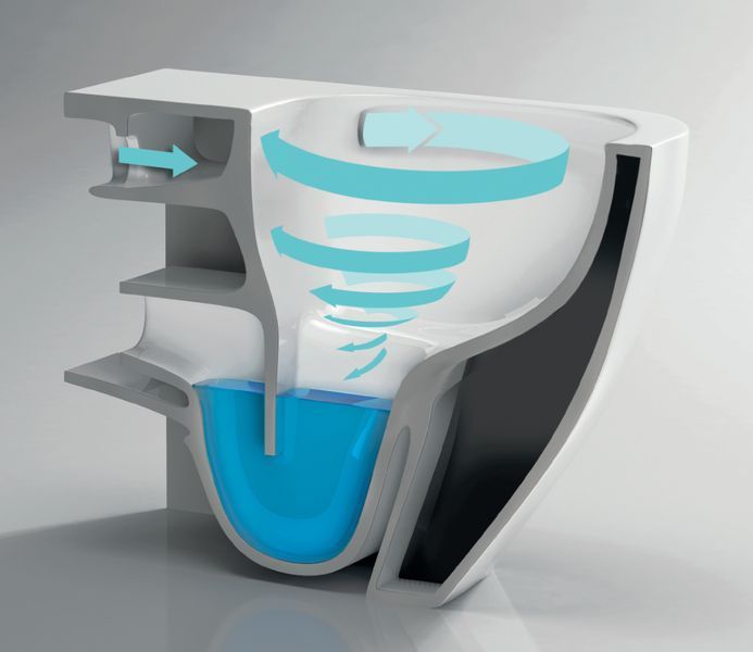 Унітаз підвісний Mixxus Premium Ellipse-0302-T3 495x360x370mm, система змиву Tornado 3.0 (MP6462) MP6462 фото