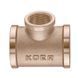 Тройник редукционный Koer KF.T100810F.WN - 1"х3/4"х1" FFF без никеля (MX1531) MX1531 фото 2