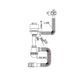 Сифон для кухни Mixxus SK-05-WH 3 1/2"x40 с пластиковой сеткой, отводом для стиральной машины, гибким прямоуг. переливом (MI8193) MI8193 фото 2