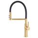 Смеситель для кухни Mixxus Premium PULL 017 BRUSHED GOLD REFL.BLACK (Цвет мат.золото+сил.излив черный) (MI8280) MI8280 фото 1