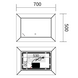 Зеркало Mixxus Premium CUBIC MR14-70x50-Reverse с Led Touch, Anti-fog, димером, регулятором яркости (MP6647) MP6647 фото 10