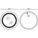 Зеркало Mixxus PLAIN MC02-60-CASE с Led Touch, Anti-fog, димером, регулятором яркости, часами (MI6661) MI6661 фото 4