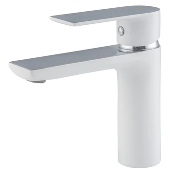 Смеситель для умывальника HAIBA ALEX 001 WHITE-CHROME (HB9562) HB9562 фото