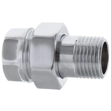Згін американка (хром) 1/2 "прямий Koer KR.341.chr (KR2702) KR2702 фото