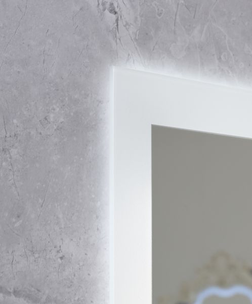 Дзеркало Mixxus FLAT MR04-100x80 з Led Touch, Anti-fog, димером, регулятором яскравості, годинником (MI6927) MI6927 фото