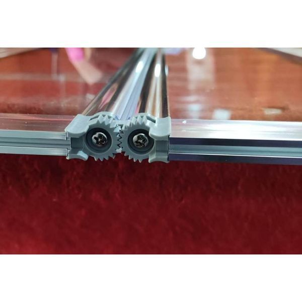 Шторки скляні на ванну складні Koer SR BS07-80x140-TR-01 прозоре скло Easy Clean 4мм, хром (KR5948) KR5948 фото