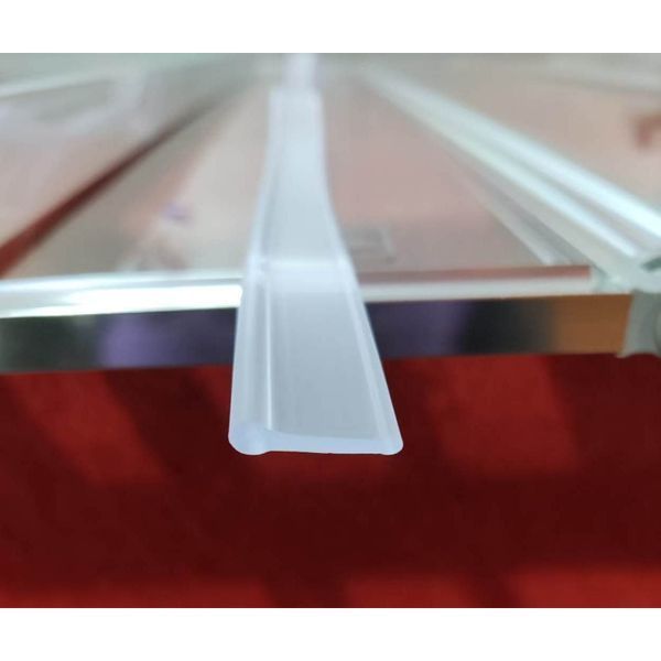 Шторки скляні на ванну складні Koer SR BS07-80x140-TR-01 прозоре скло Easy Clean 4мм, хром (KR5948) KR5948 фото