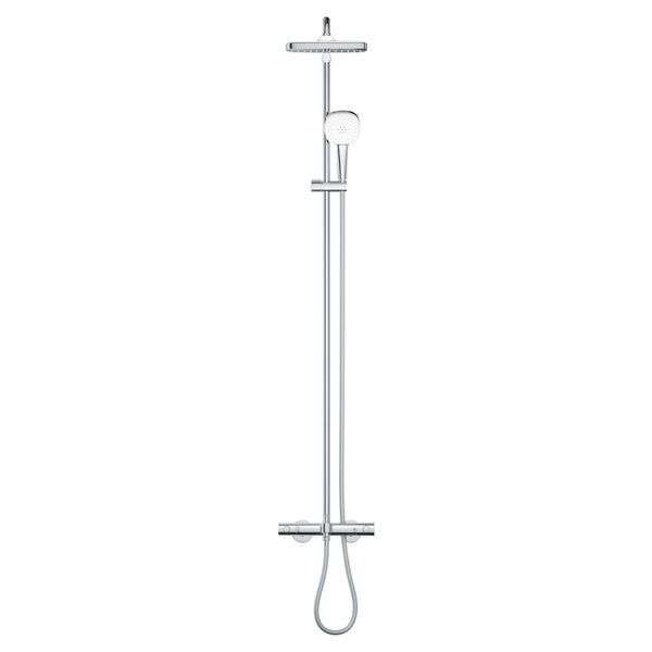 Душевая система настенного монтажа с термостатом для ванны Grohe Tempesta System 250 Cube (26691001) 26691001 фото