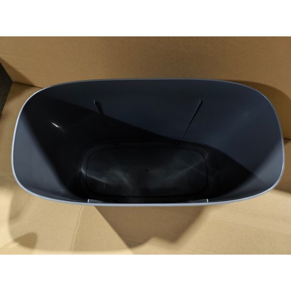 Відро для сміття сенсорне овальне Mixxus Flat-TC0109 Graphite 9 л колір графіт (MI7075) MI7075 фото