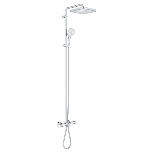 Душевая система настенного монтажа с термостатом для ванны Grohe Tempesta System 250 Cube (26691001) 26691001 фото