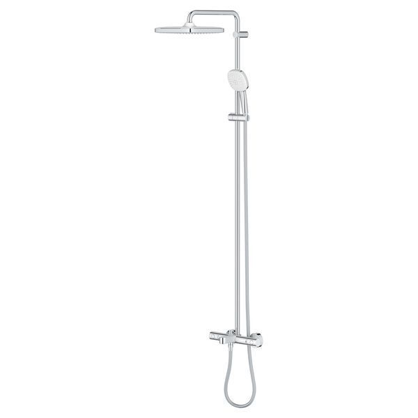 Душевая система настенного монтажа с термостатом для ванны Grohe Tempesta System 250 Cube (26691001) 26691001 фото
