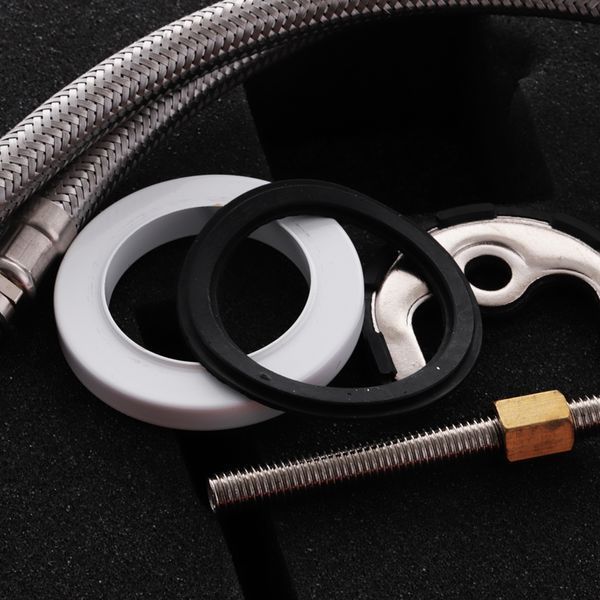 Смеситель для кухни Haiba Hans 011 белый (HB0818) HB0818 фото