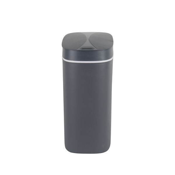Відро для сміття сенсорне овальне Mixxus Flat-TC0109 Graphite 9 л колір графіт (MI7075) MI7075 фото