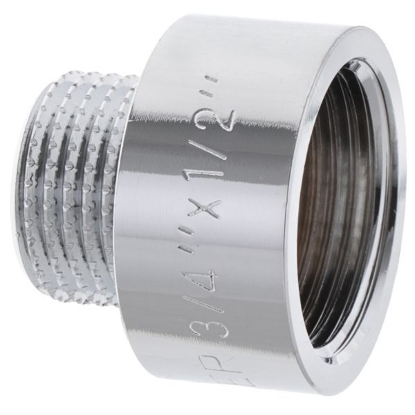 Перехідник (коннектор) 1/2 "х3 / 4" (хром) Koer KF.A0608.CHR (KF0138) KF0138 фото