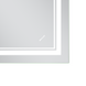 Зеркало Mixxus Premium QUADRO MR20-50x80-Reverse с Led Touch, Anti-fog, димером, регулятором яркости (MP6620) MP6620 фото 4