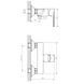 Смеситель для душа Haiba Alex 003 (HB0881) HB0881 фото 2