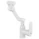Смеситель для умывальника с регулируемым изливом Plamix Oscar-001-FX SET White (с подводкой) (Цвет белый) (PM6105) PM6105 фото 1