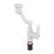 Смеситель для умывальника с регулируемым изливом Plamix Oscar-001-FX SET White (с подводкой) (Цвет белый) (PM6105) PM6105 фото 7