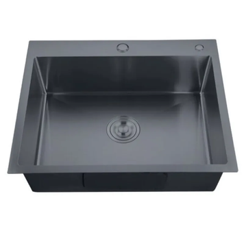 Мойка Zerix ZH5843-215 Nano-Black (3.0/0.8) из нержавеющей стали (MX1584) MX1584 фото