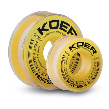 ФУМ стрічка для газу Koer ST-12 10M * 0.1mm * 12mm (KR2809) KR2809 фото