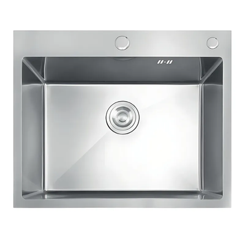Мойка из нержавеющей стали MIXXUS MH5843 DECOR SS COLOR (MH5843 DECOR NANO-SILVER) (3.0/0.8) цвет нержавейка (MI7041) MI7041 фото