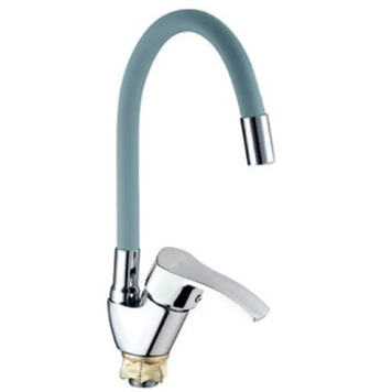 Змішувач для кухні Mixxus YUB4-279 Reflector Gray з сірим силіконовим виливом (MI6485) MI6485 фото