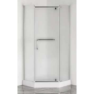 Душова кабіна з низьким піддоном Mixxus LINES SCT01-90x90x198-TR CHROME прозоре скло 6мм (MI6913) MI6913 фото