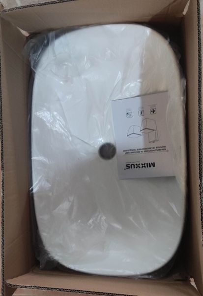 Раковина накладная Mixxus Premium BEVEL-0105 610х375х120mm (MP6524) MP6524 фото