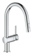 Змішувач для кухні з висувним виливом Grohe Minta (32321002) 32321002 фото 1