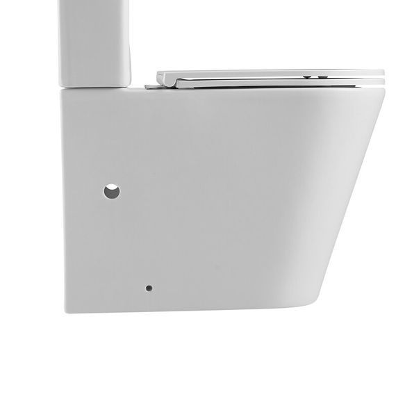 Чаша унітазу-компакту Mixxus Premium Bevel-0401-T1 Bowl 625х390х845 Tornado 1.0 без сидіння (MI8348) MI8348 фото