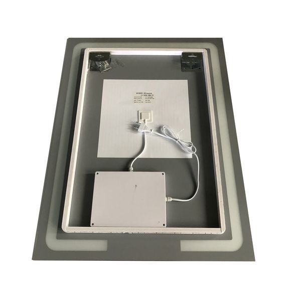 Зеркало Zerix Prime MR02-50x80 с LED Touch, Anti-fog, димером, регулятором яркости (ZX6052) ZX6052 фото