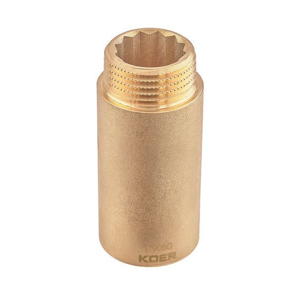 Удлинитель Koer KF.E10-60.WN - 1"-60мм без никеля (KR5675) KR5675 фото