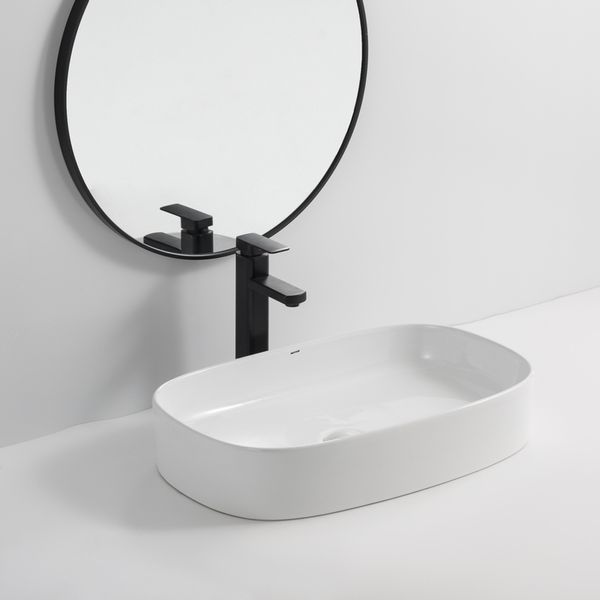 Раковина накладная Mixxus Premium BEVEL-0105 610х375х120mm (MP6524) MP6524 фото