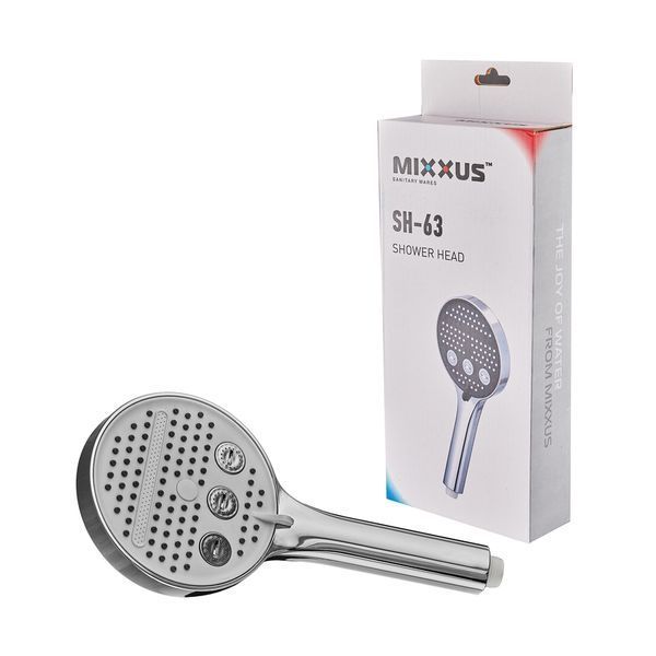 Лійка для душу Mixxus SH-63 5 функцій (Колір хром) (MI8301) MI8301 фото