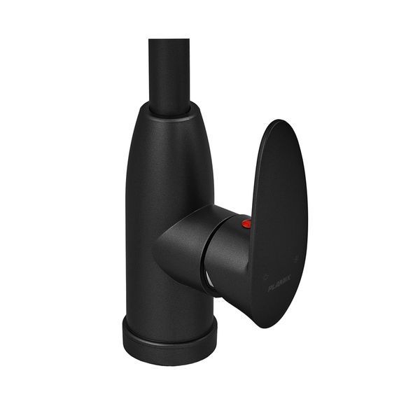 Смеситель для кухни Plamix Cezar-011-B SET Matte black (с подводкой) (PM0668) PM0668 фото