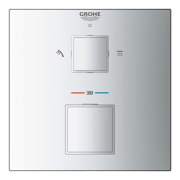 Термостат скрытого монтажа на 2 потребителя Grohe Grohtherm Cube (24154000) 24154000 фото