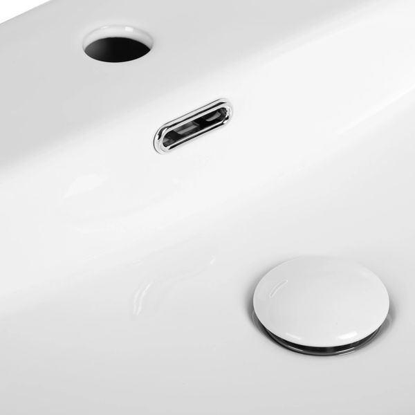 Раковина підвісна-накладна Mixxus Premium QUADRO-0203 500x420x130mm (отвір під змішувач, перелив) (MP6718) MP6718 фото