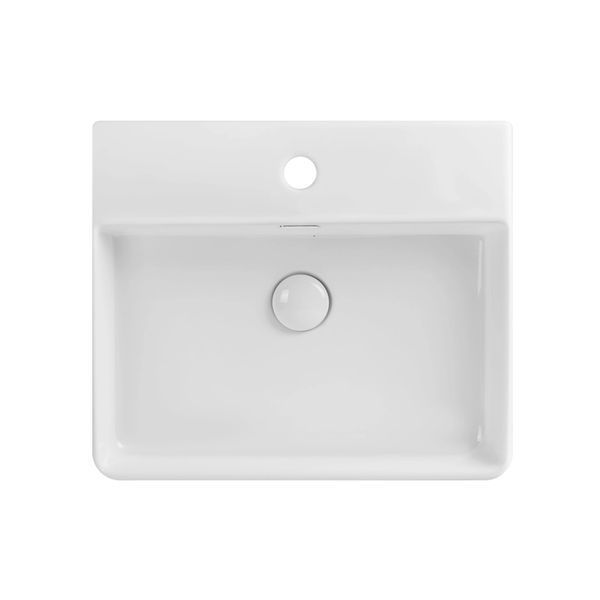 Раковина підвісна-накладна Mixxus Premium QUADRO-0203 500x420x130mm (отвір під змішувач, перелив) (MP6718) MP6718 фото
