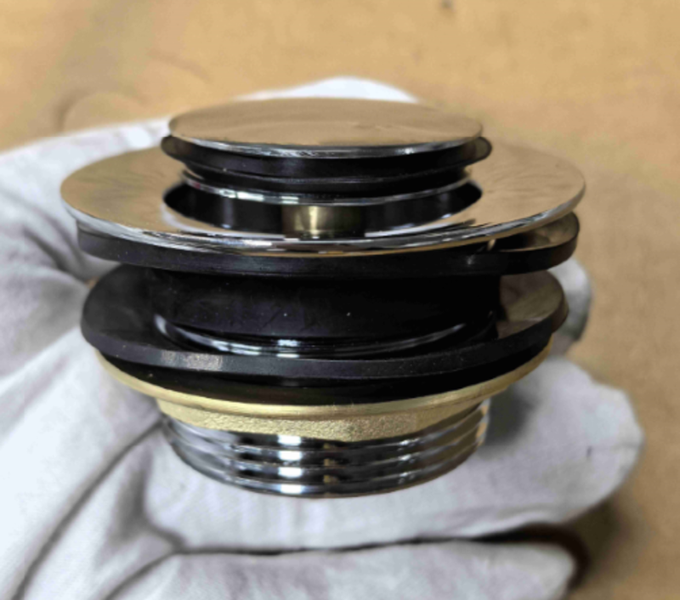 Донный клапан для ванны Koer PW-06-01 1 1/2'' автоматический СLICK-СLACK (Цвет хром) (KR5799) KR5799 фото