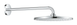 Верхний душ с настенным кронштейном Grohe Rainshower Mono (26557000) 26557000 фото 1