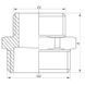 Ніпель редукційний 1 / 2''x1 "Koer KF.N0610 (KF0035) KF0035 фото 2