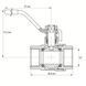 Кран кульовий Koer 1/2" ГГР газ (KR.514.PR.GAS) (KR0059) KR0059 фото 2