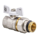 Кран с американкой 3/4" "антипротечка" (Koer KR.227.W-Gi) белый (KR0192) KR0192 фото 1