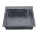 Мойка Zerix ZH5050-215 Nano-Black (3.0/0.8) из нержавеющей стали (MX1582) MX1582 фото 1