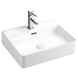 Раковина підвісна-накладна Mixxus Premium QUADRO-0203 500x420x130mm (отвір під змішувач, перелив) (MP6718) MP6718 фото 1