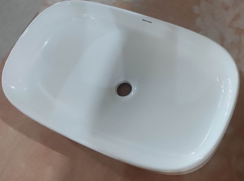 Раковина накладная Mixxus Premium BEVEL-0105 610х375х120mm (MP6524) MP6524 фото