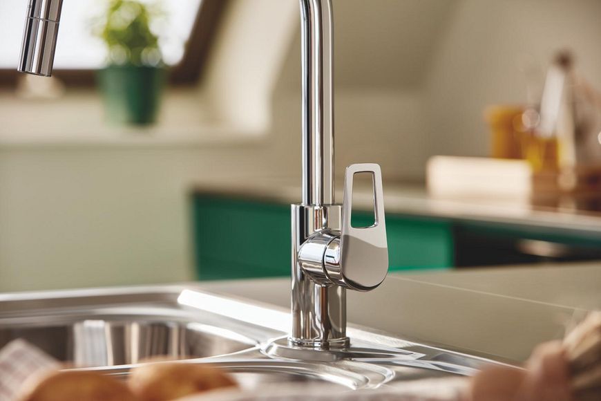 Однорычажный смеситель для кухни Grohe BauLoop New (30543000) 30543000 фото