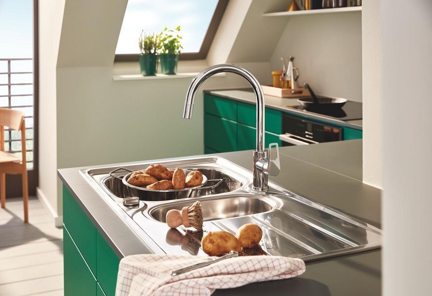 Однорычажный смеситель для кухни Grohe BauLoop New (30543000) 30543000 фото