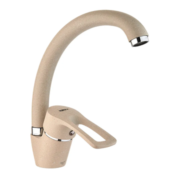 Змішувач для кухні Zerix YUB 181 Beige (ZX0717) ZX0717 фото
