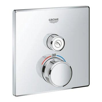 Термостат скрытого монтажа с одной кнопкой управления Grohe Grohtherm SmartControl (29123000) 29123000 фото